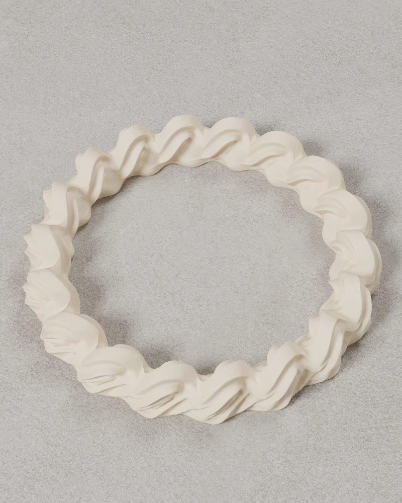 Waves Cake Icing | Modular Cake Props | Trident Labs