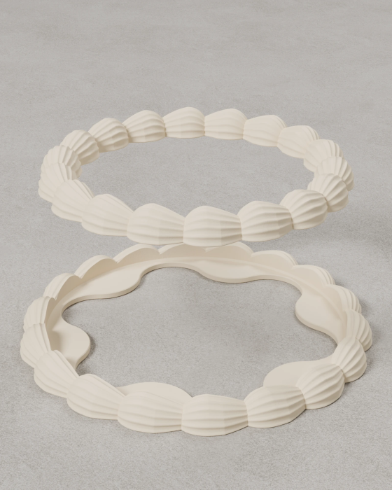 Shells Cake Icing | Modular Cake Props | Trident Labs