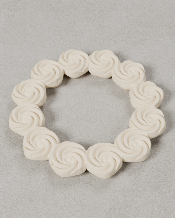 Rosettes Cake Icing | Modular Cake Props | Trident Labs
