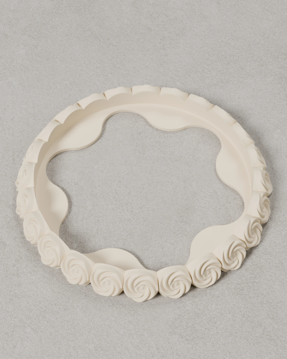 Rosettes Cake Icing | Modular Cake Props | Trident Labs