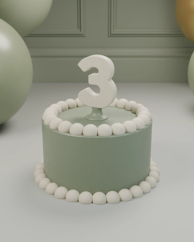Pearls Cake Icing | Modular Cake Props | Trident Labs
