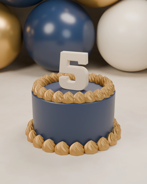 Twists Cake Icing | Modular Cake Props | Trident Labs
