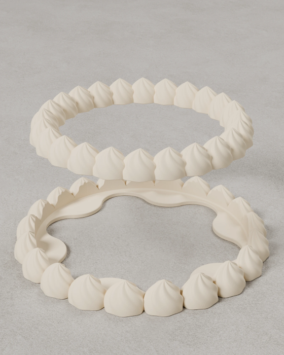 Twists Cake Icing | Modular Cake Props | Trident Labs