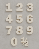 Modern Bold Cake Toppers | Magnetic Number Toppers | Trident Labs
