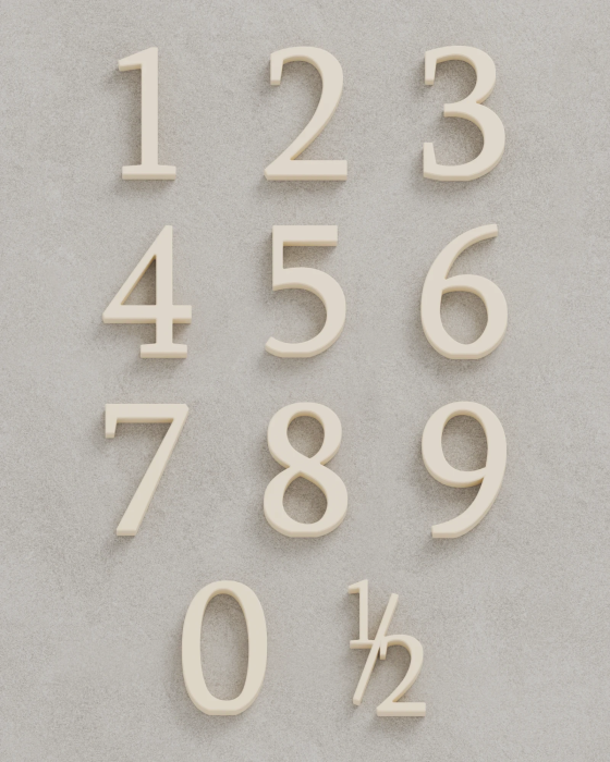 Timeless Cake Toppers | Magnetic Number Toppers | Trident Labs