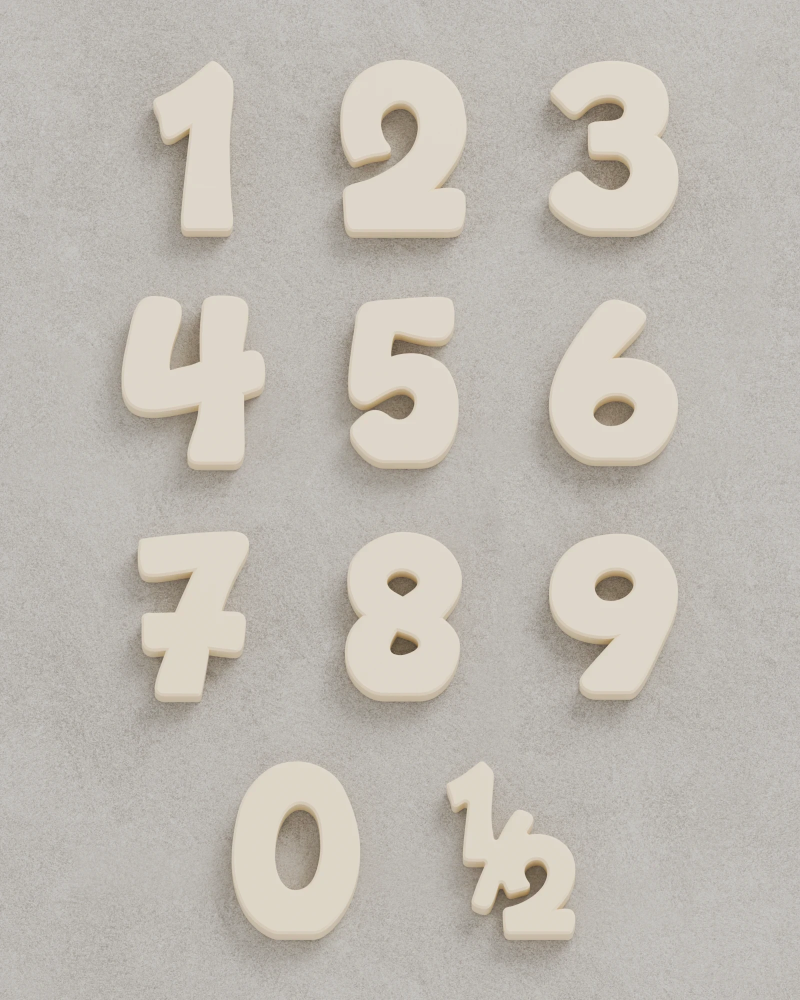 Party Pop Cake Toppers | Magnetic Number Toppers | Trident Labs