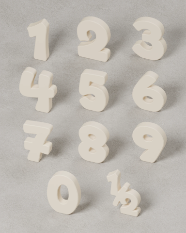 Party Pop Cake Toppers | Magnetic Number Toppers | Trident Labs 2