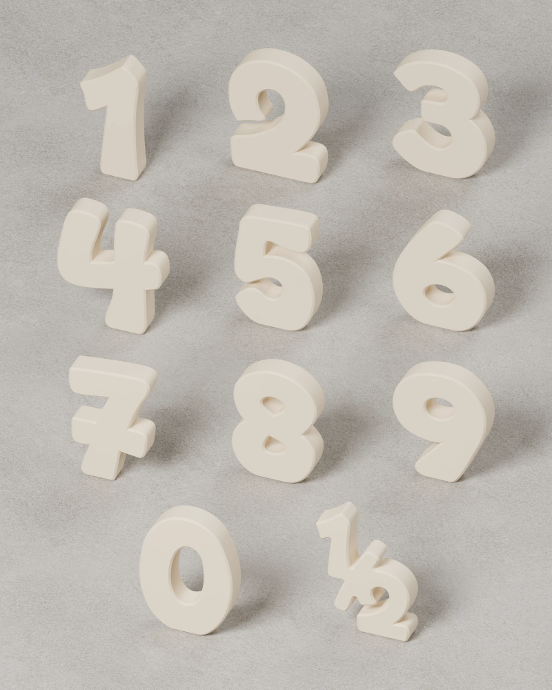 Party Pop Cake Toppers | Magnetic Number Toppers | Trident Labs