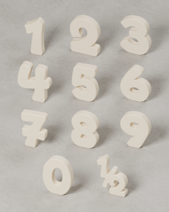 Party Pop Cake Toppers | Magnetic Number Toppers | Trident Labs