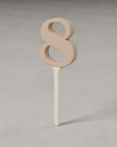 Cake Topper Stem | Magnetic Cake Topper Accessory | Trident Labs