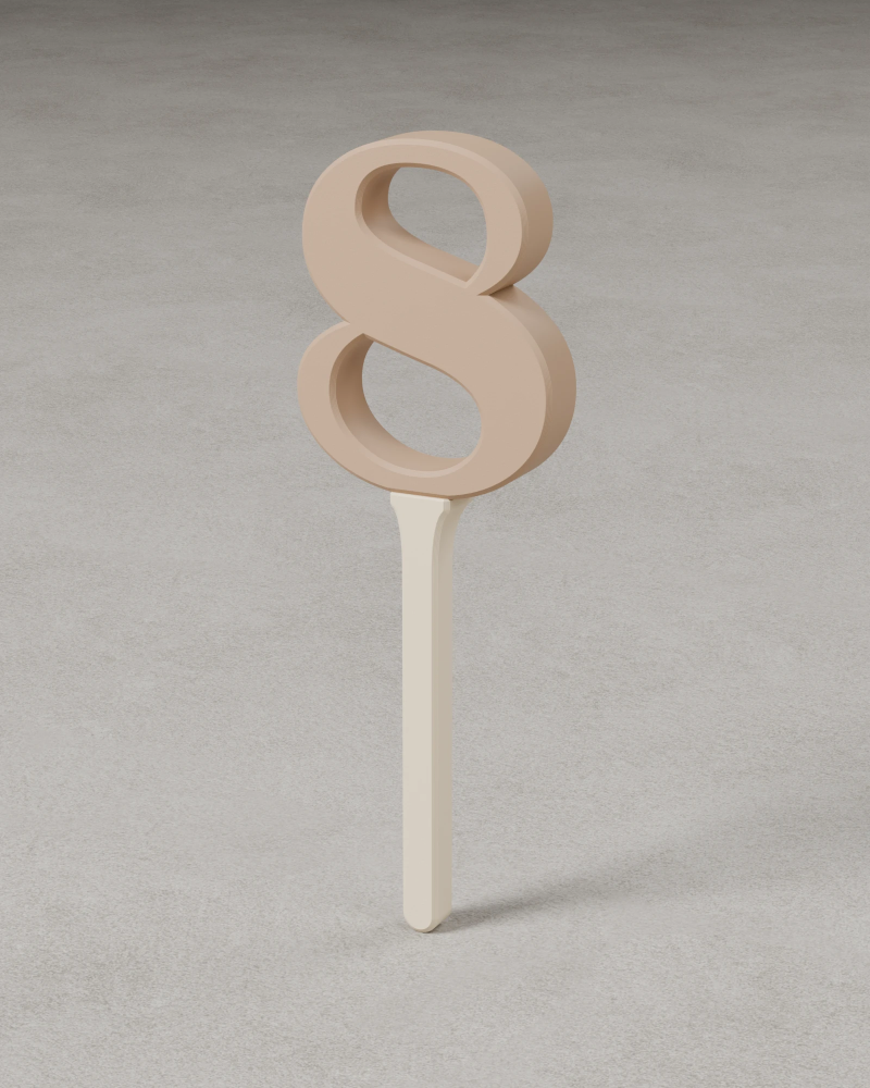 Cake Topper Stem | Magnetic Cake Topper Accessory | Trident Labs