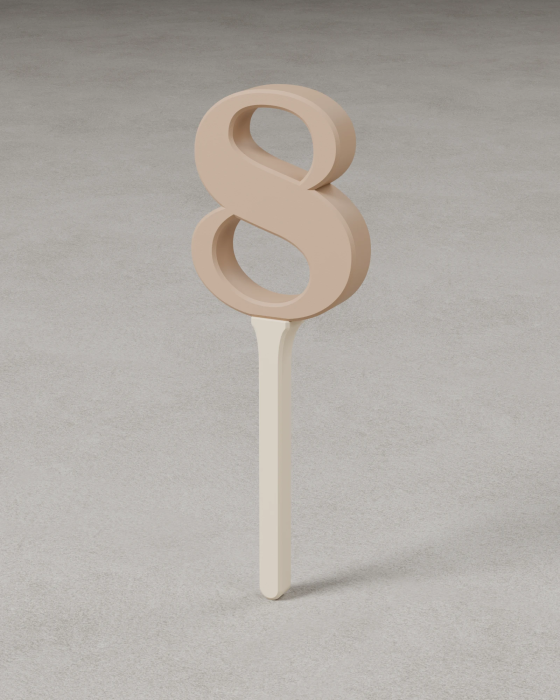 Cake Topper Stem | Magnetic Cake Topper Accessory | Trident Labs