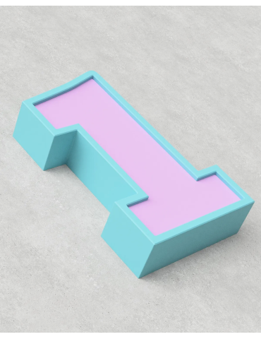 Classic Block ‣ Number 1 (50cm ‣ Two-Tone) 2