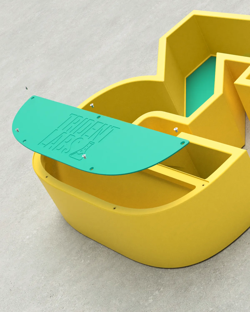 Classic Block ‣ Number 3 (50cm ‣ Two-Tone)