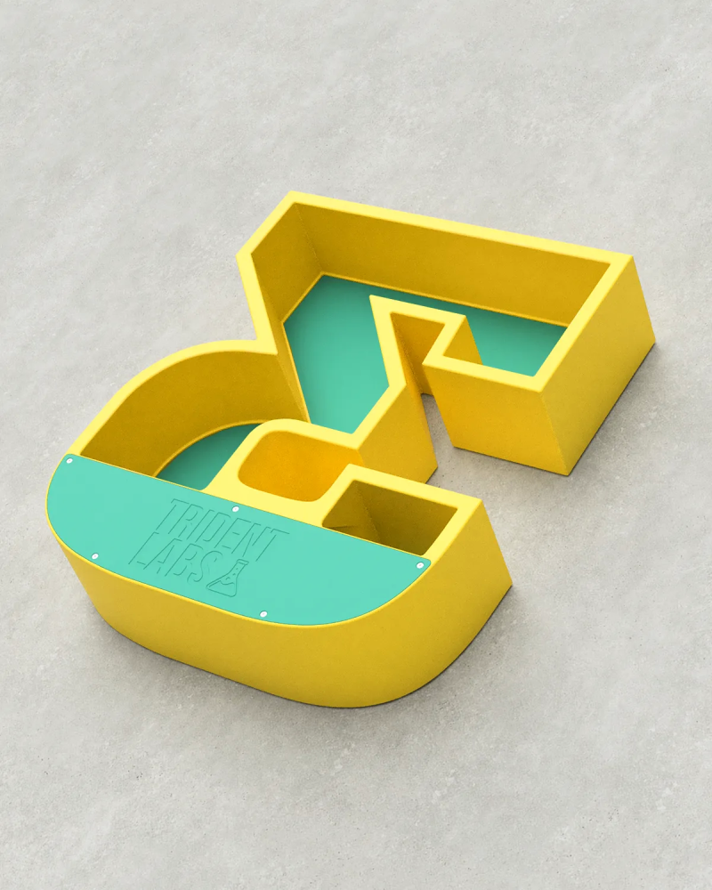 Classic Block ‣ Number 3 (50cm ‣ Two-Tone)