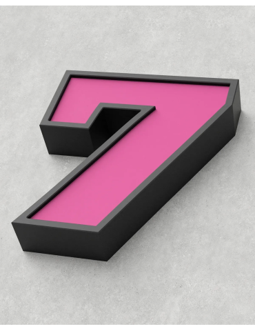 Classic Block ‣ Number 7 (50cm ‣ Two-Tone) 2