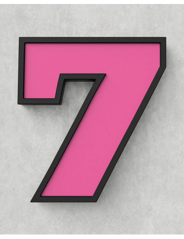 Classic Block ‣ Number 7 (50cm ‣ Two-Tone)