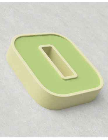 Classic Block ‣ Number 0 (50cm ‣ Two-Tone) 2