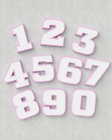 Classic Block ‣ Full Set 0-9 (50cm ‣ Two-Tone)