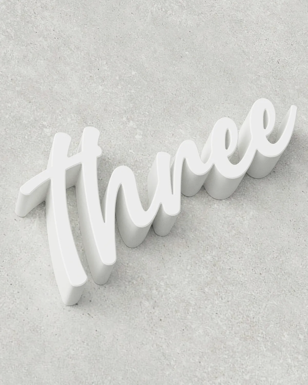 Three Sign ‣ Style 01