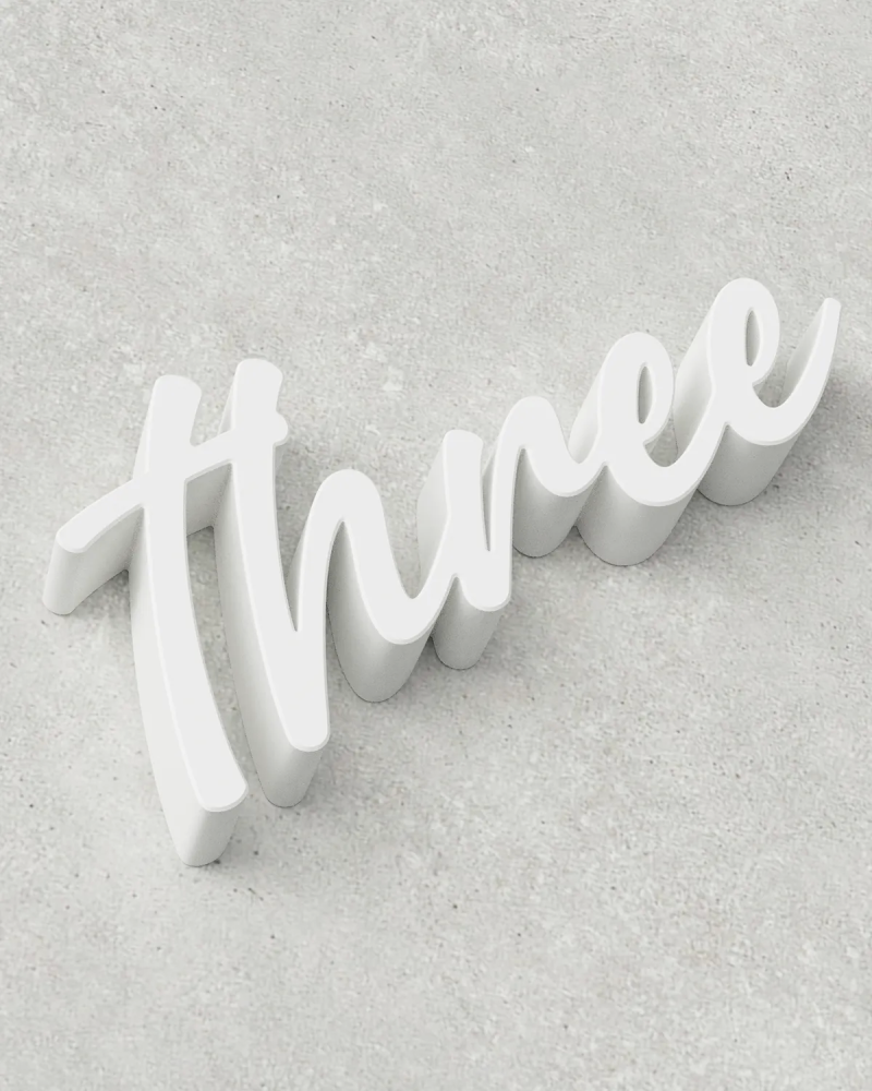 Three Sign ‣ Style 01