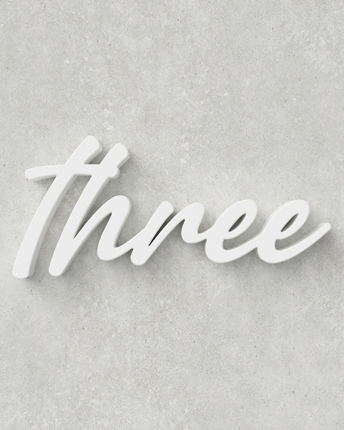 Three Sign ‣ Style 01