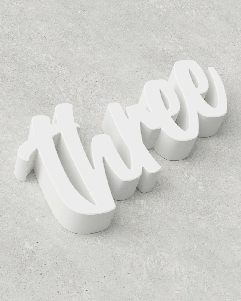 Three Sign ‣ Style 03