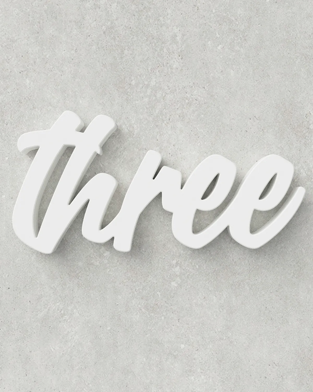 Three Sign ‣ Style 03