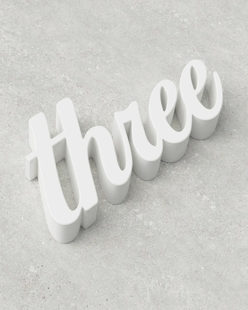 Three Sign ‣ Style 05