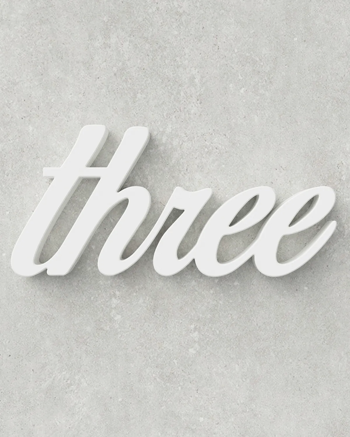 Three Sign ‣ Style 05