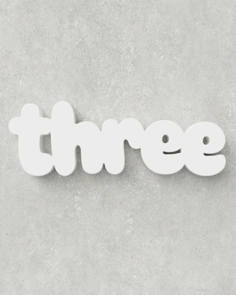 Three Sign ‣ Style 09