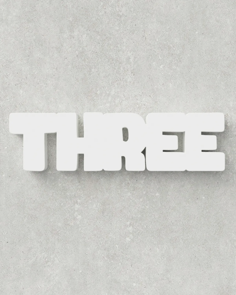 Three Sign ‣ Style 10