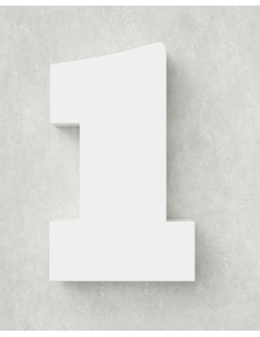 Classic Block ‣ Number 1 (Single Colour)