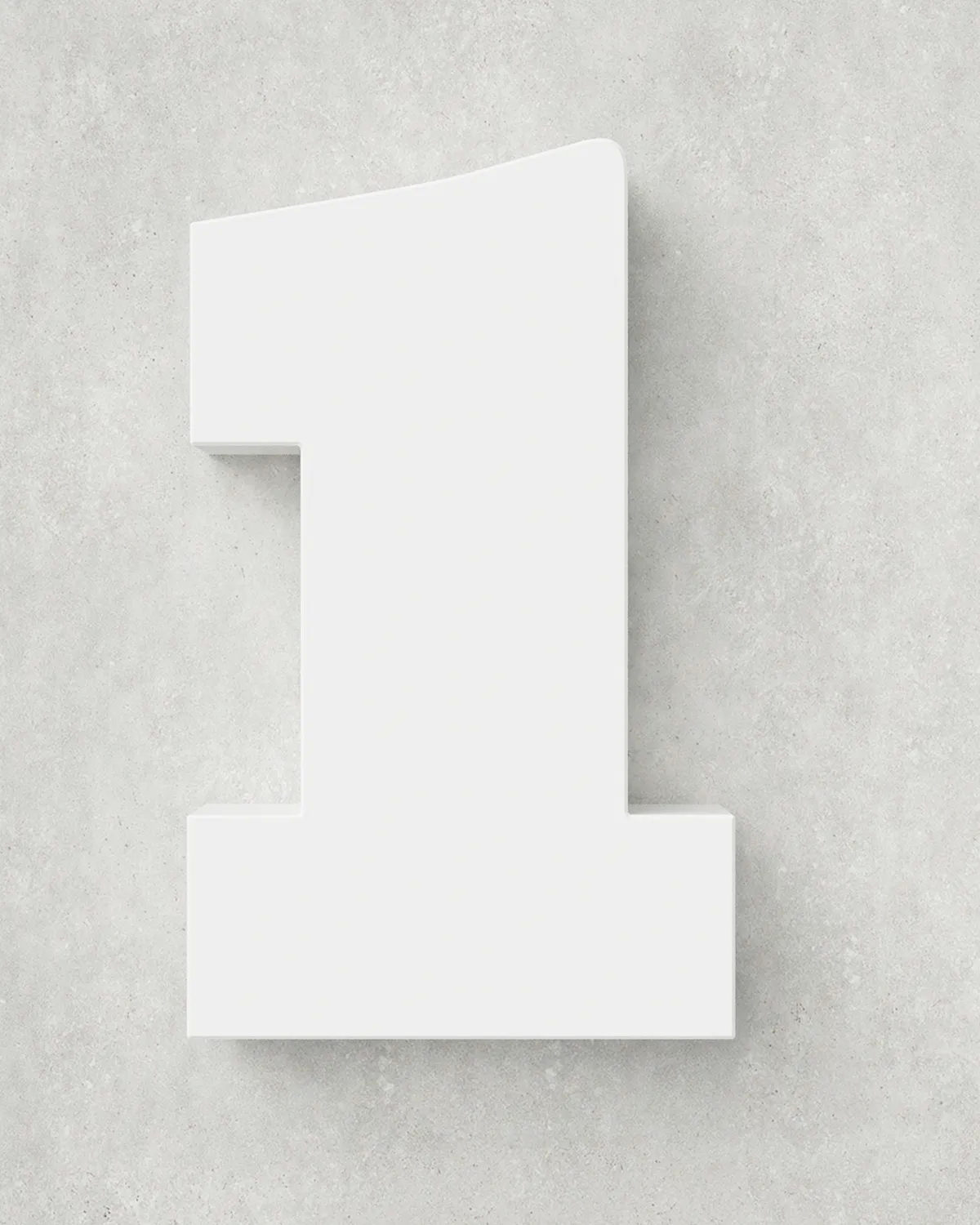 Classic Block ‣ Number 1 (Single Colour)