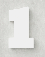 Classic Block ‣ Number 1 (Single Colour)