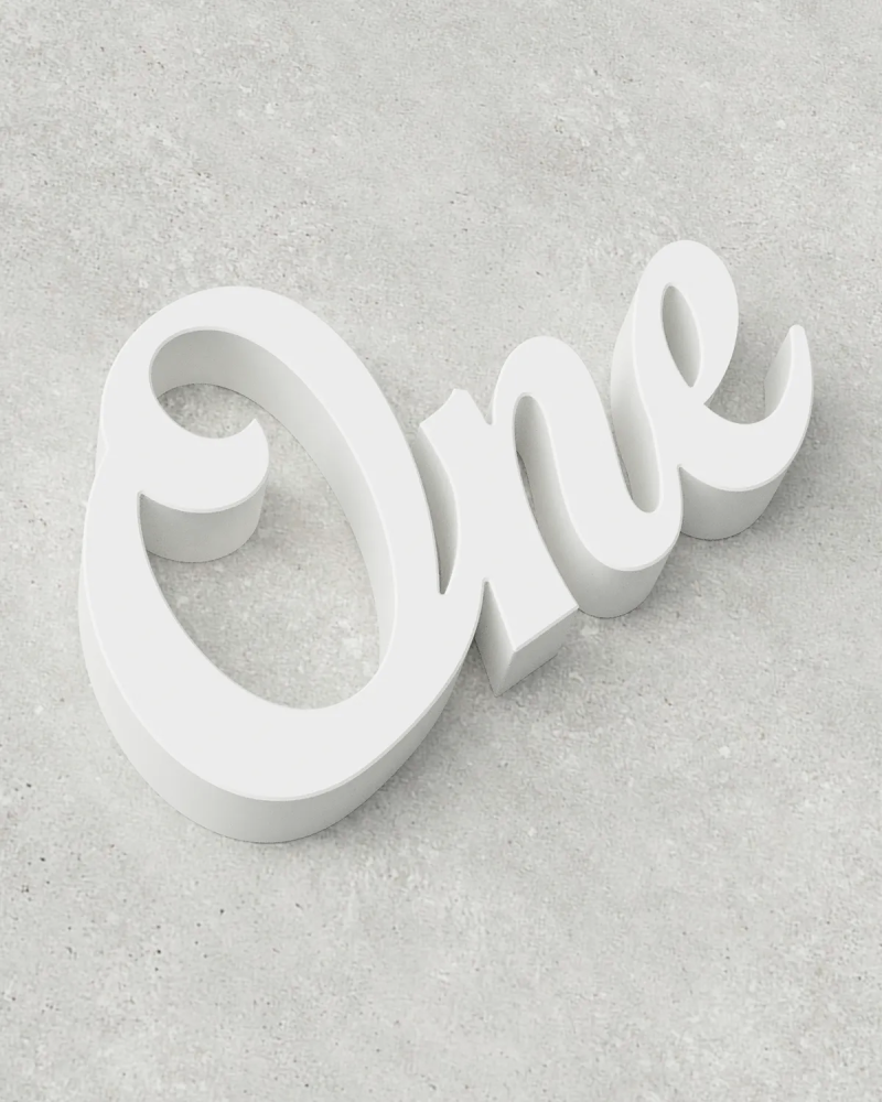 One Sign ‣ Style 01