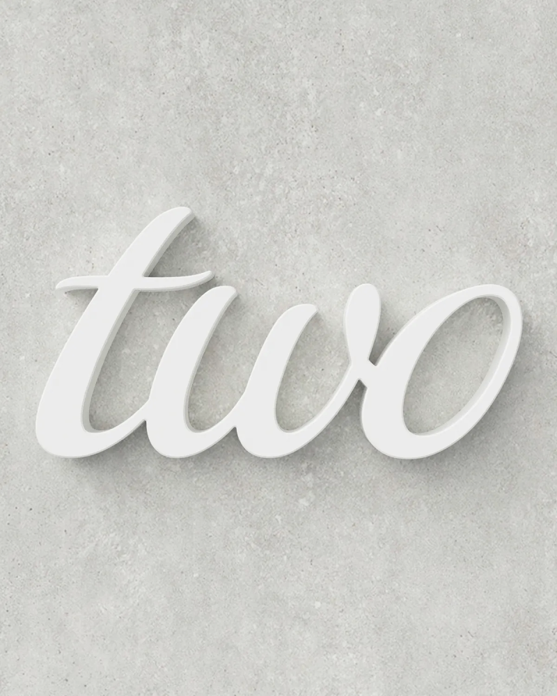 Two Sign ‣ Style 02