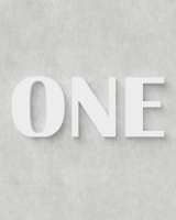 Letter Set ‣ ONE ‣ Style 04