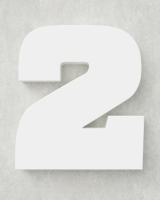 Classic Block ‣ Number 2 (Single Colour)