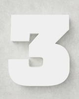 Classic Block ‣ Number 3 (Single Colour)