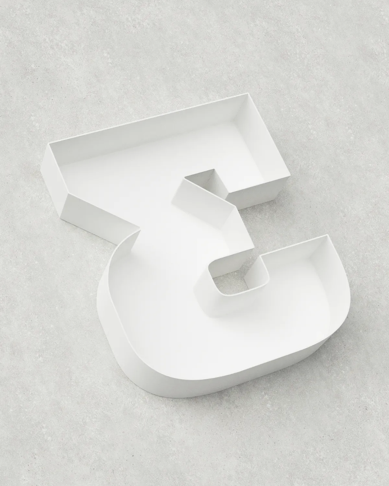 Classic Block ‣ Number 3 (Single Colour)