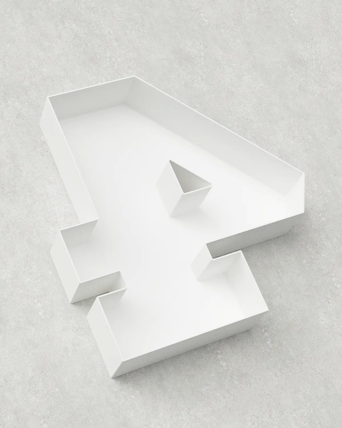 Classic Block ‣ Number 4 (Single Colour)