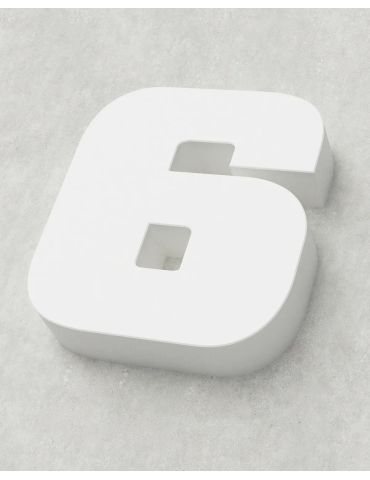 Classic Block ‣ Number 6 (Single Colour) 2