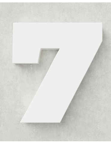 Classic Block ‣ Number 7 (Single Colour)