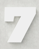 Classic Block ‣ Number 7 (Single Colour)