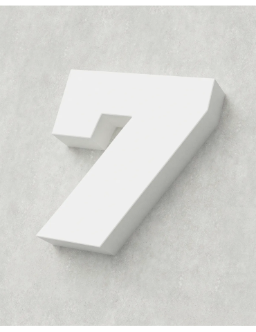 Classic Block ‣ Number 7 (Single Colour) 2