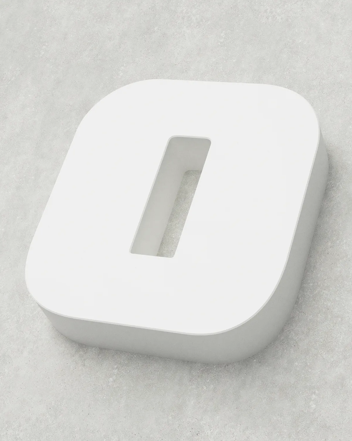 Classic Block ‣ Number 0 (Single Colour)