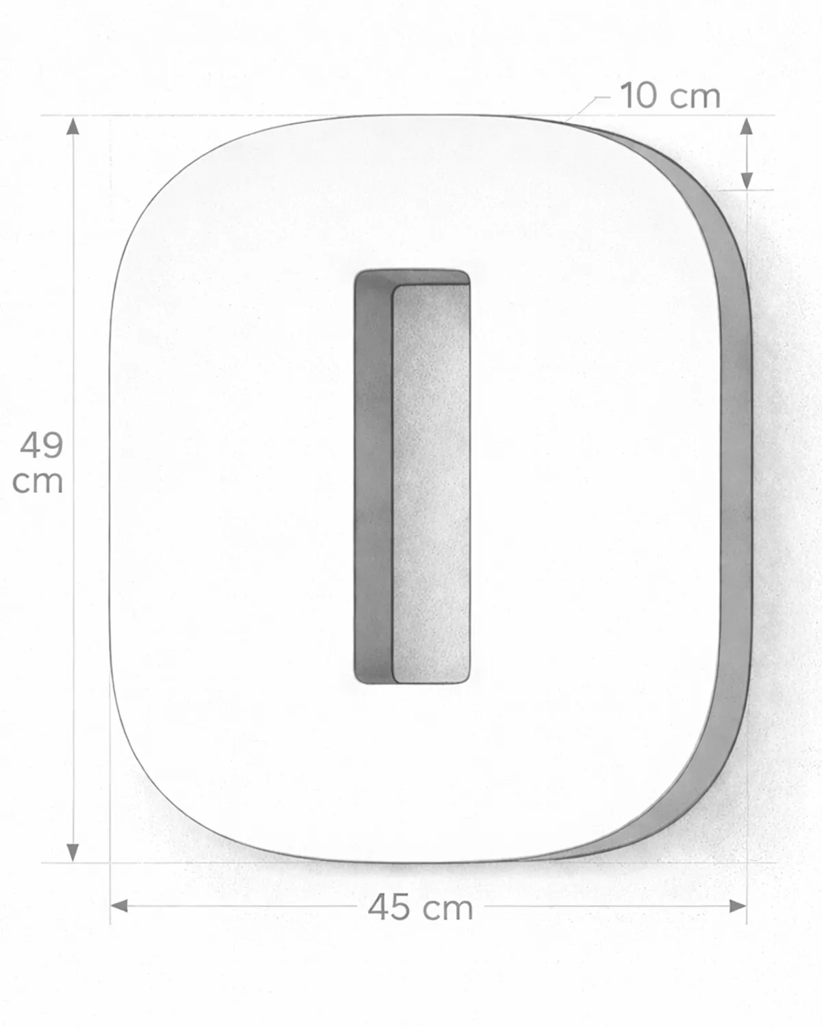 Classic Block ‣ Number 0 (Single Colour)