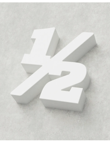 Classic Block ‣ Number 1/2 (Single Colour) 2