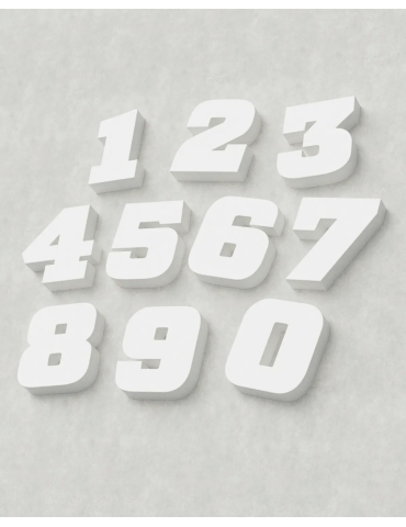 Classic Block ‣ Full Set 0-9 (Single Colour) 2